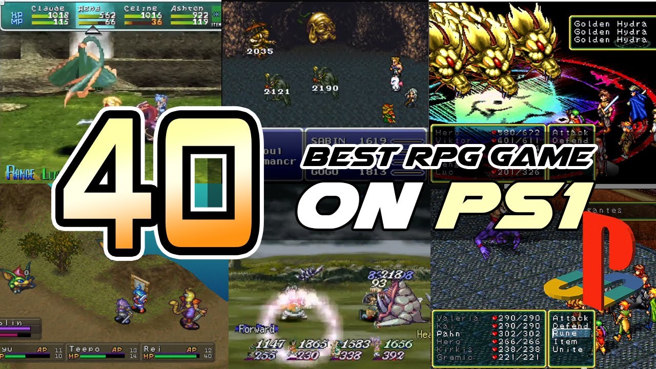 40 Best RPG games on PlayStation 1 - The Ultimate list!