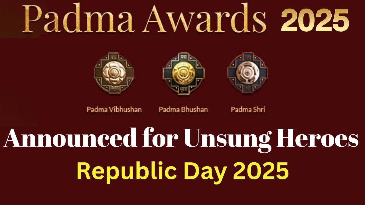 Padma Awards 2025 | Padma Awards for Unsung Heroes | பத்ம விருதுகள் | Padma Shri | Republic Day 2025