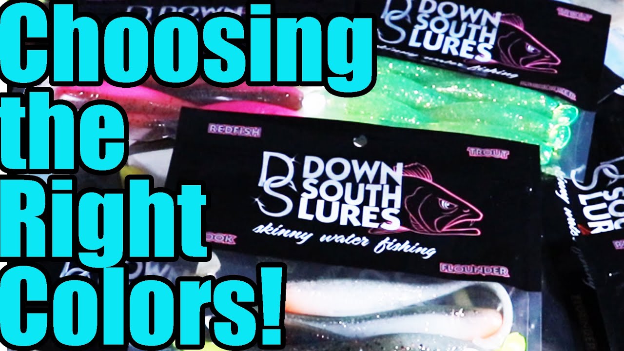 Down South Lures: What color artificial lures should you use?