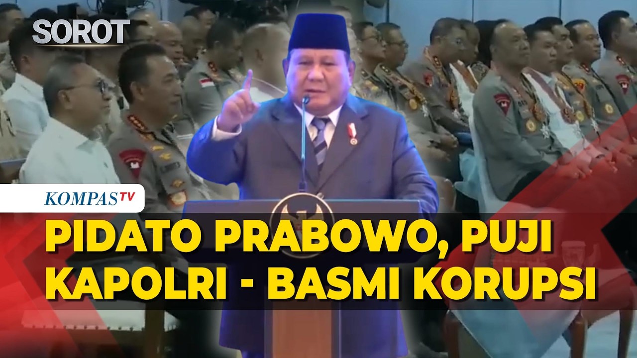 [Full] Pidato Presiden Prabowo Sepekan, Puji Kapolri hingga Komitmen Basmi Korupsi