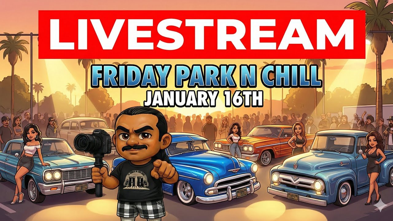 ​🔴 WE LIVE! Lowriders & Viclas in the IE 🚘 Charley's Burgers