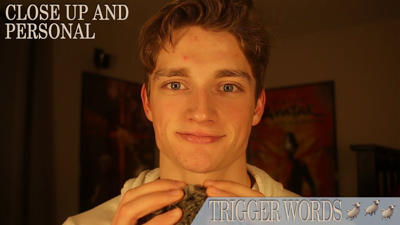 Close Up Trigger Words ASMR & Mic Scratching - (For Tingles)