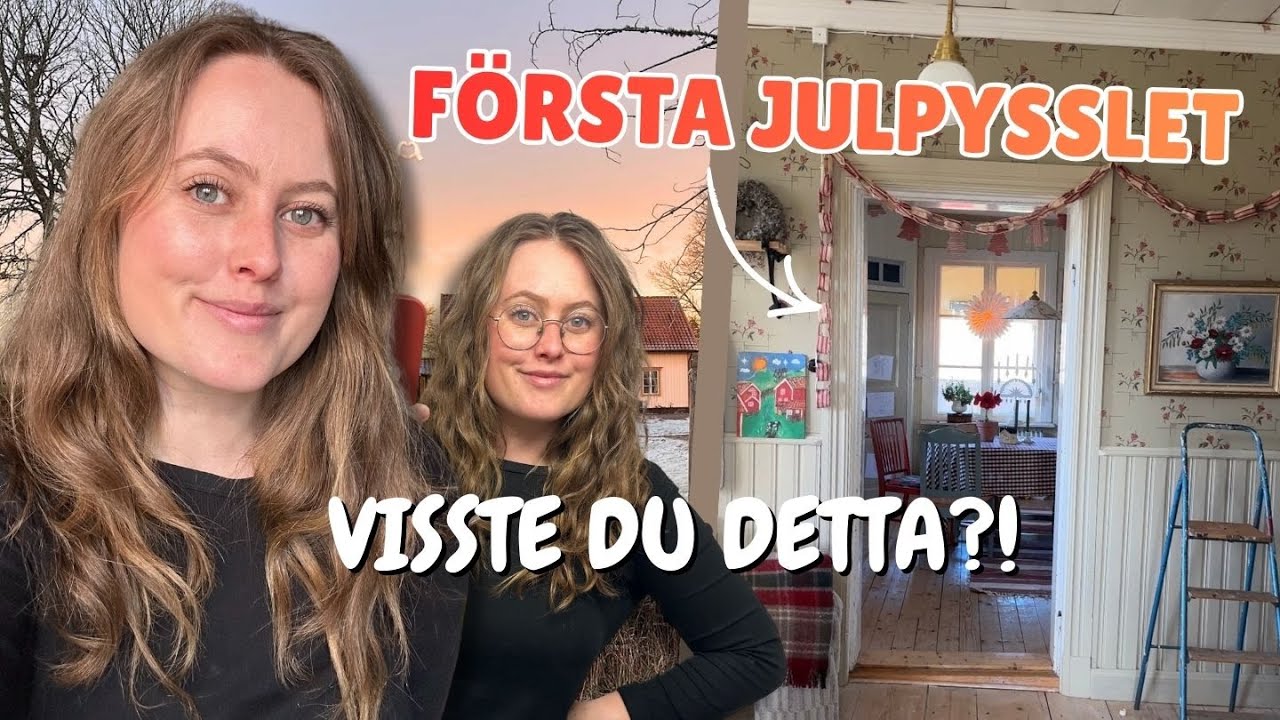 JULPYSSEL & HUSMORSTIPS | VLOGG