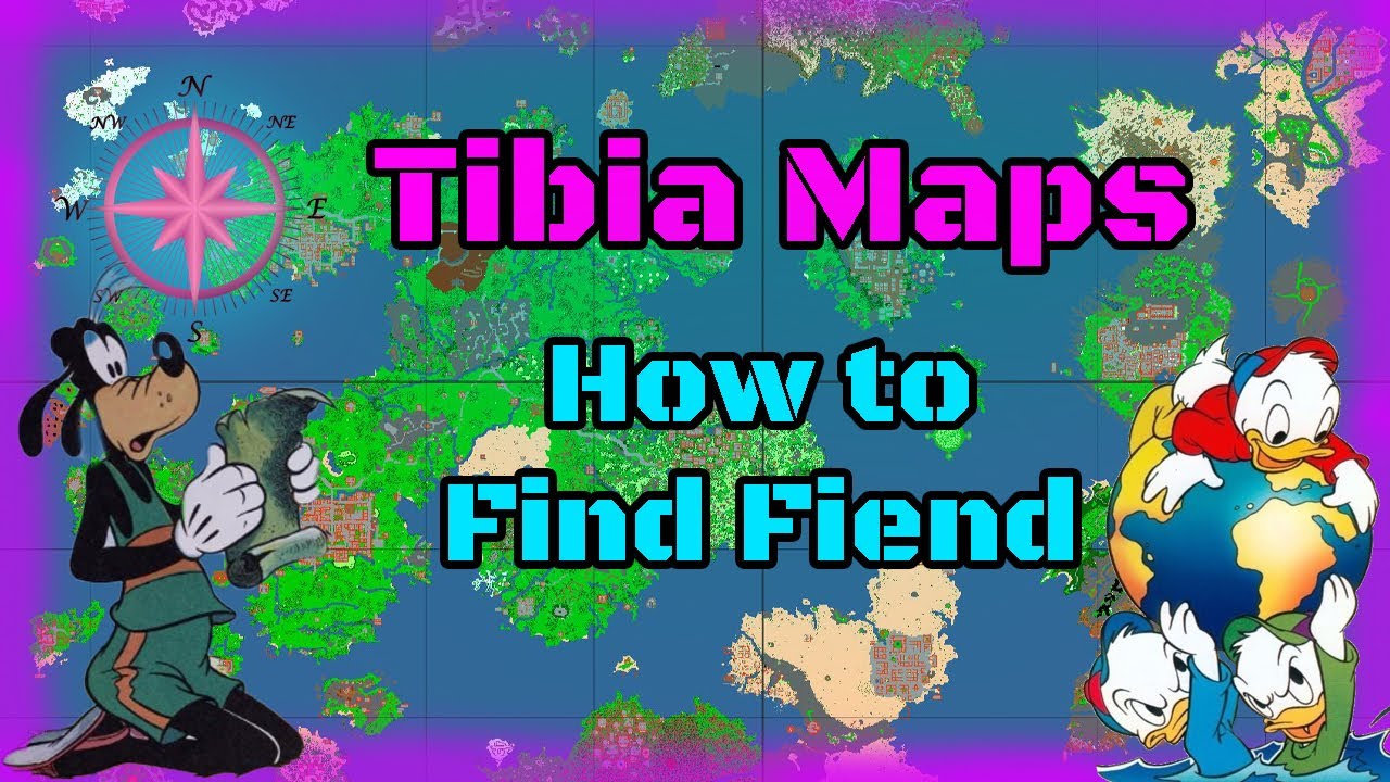Jak szukać Złotych Potworów - Tibia Maps - Exiva Fiend - Tibia Poradnik