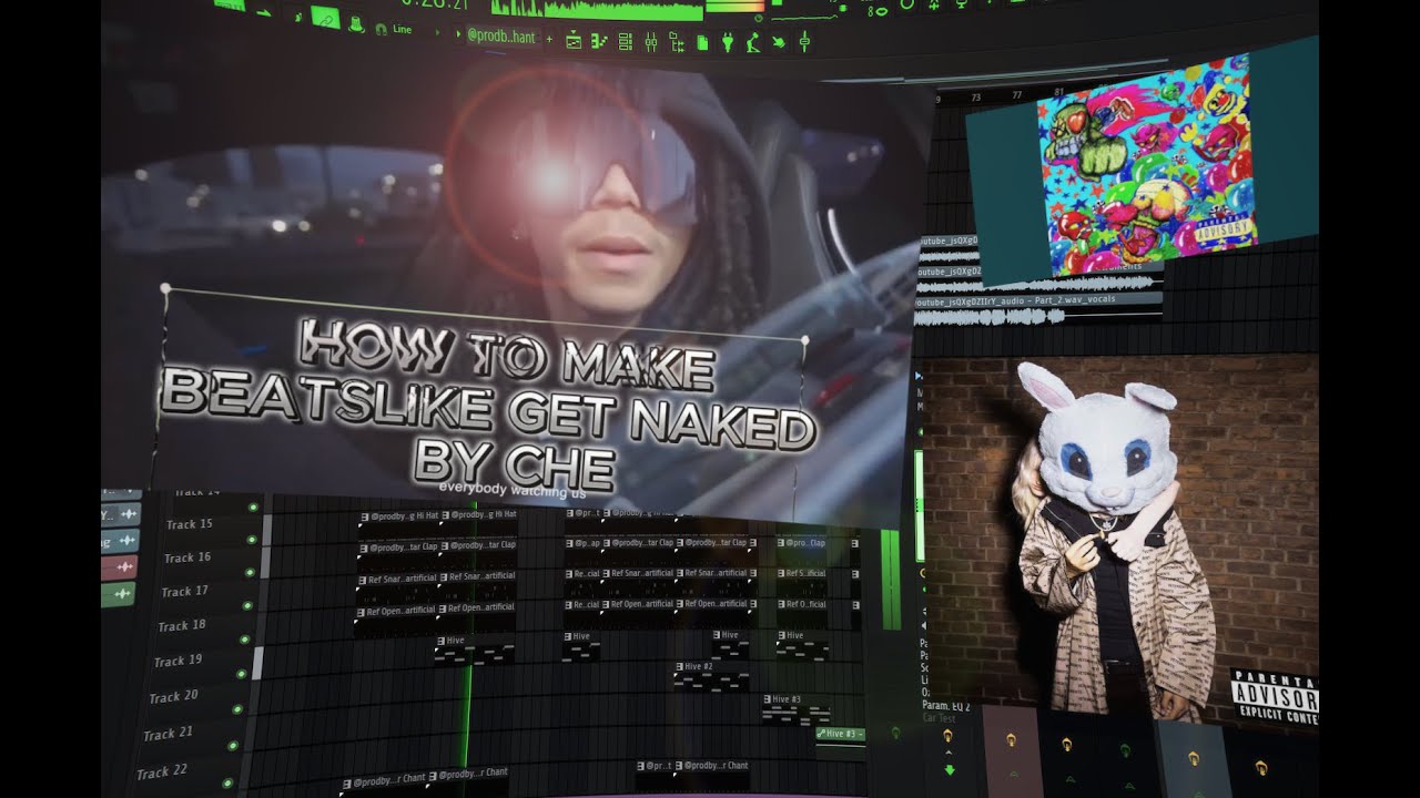 How to make sample beats like GET NAKED by che