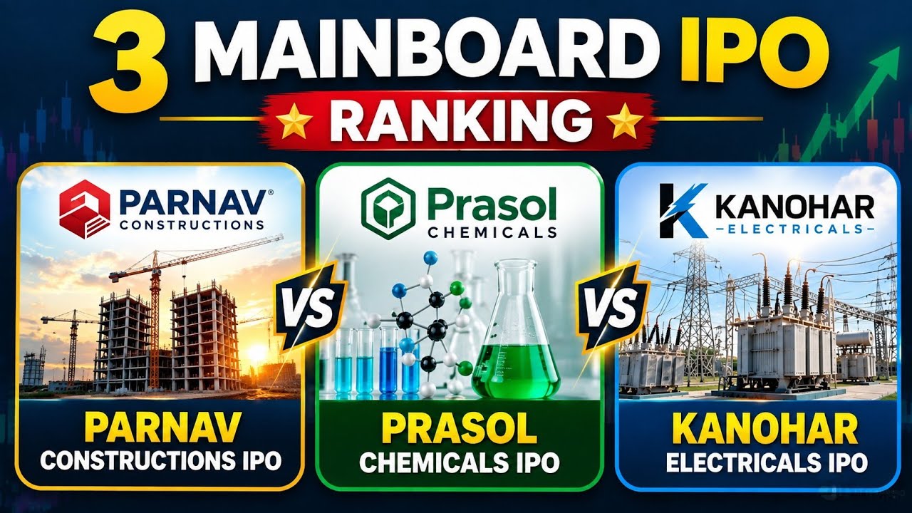 3 Mainboard IPOs | Which will give higher Listing Gains? | GMP, Price Band & Valuation | IPO | Ma...