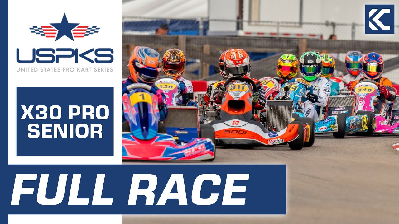 2023 US Pro Kart Series Round 4 Full Race: X30 Pro Senior