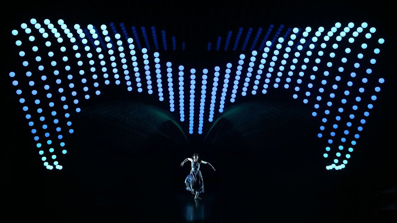 2047 APOLOGUE - a concept performance by Zhang Yimou featuring 640 KINETIC LIGHTS WinchXS