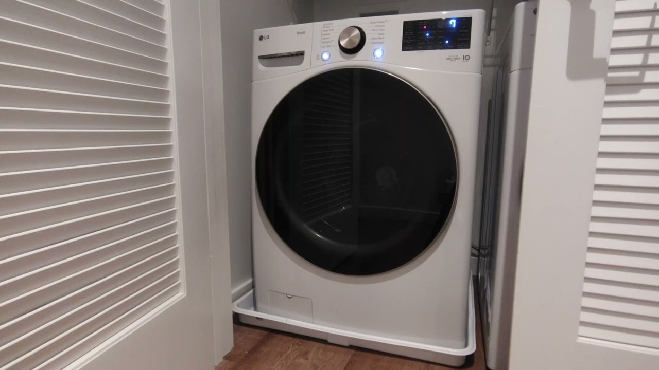 LG ThinQ WM4000HBA/WM4000HWA 4.5 cu. ft. Washing Machine - Spin Cycle