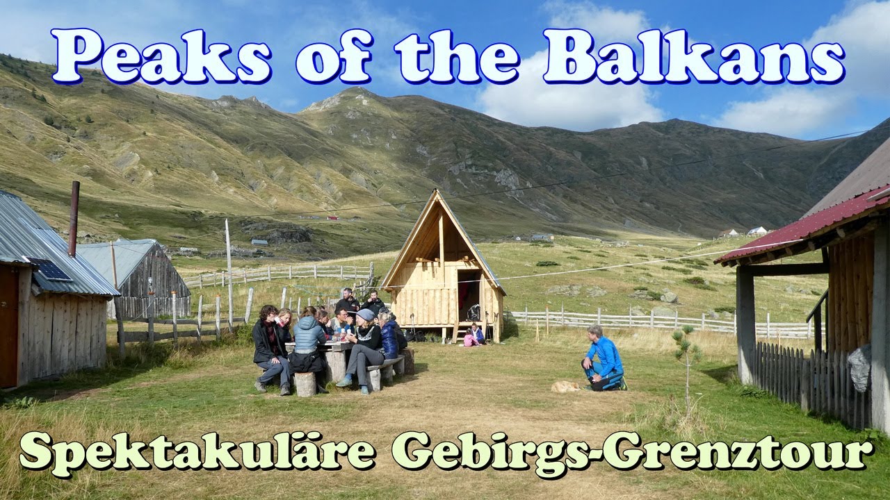 Wandern auf dem Peaks of the Balkans Trail im September 2019