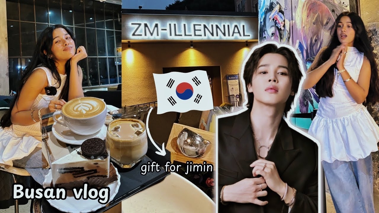 BTS JIMIN'S Dad's Cafe in Busan 🫠🥹, South Korea | ZM-ILLENNIAL Cafe 2024