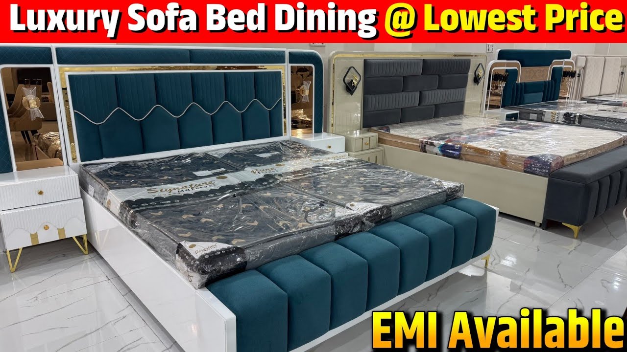 Luxury Furniture SALE 🔥 Sofa Double Bed Dining Chairs @ Lowest Price | Furniture Market in Ghaziabad