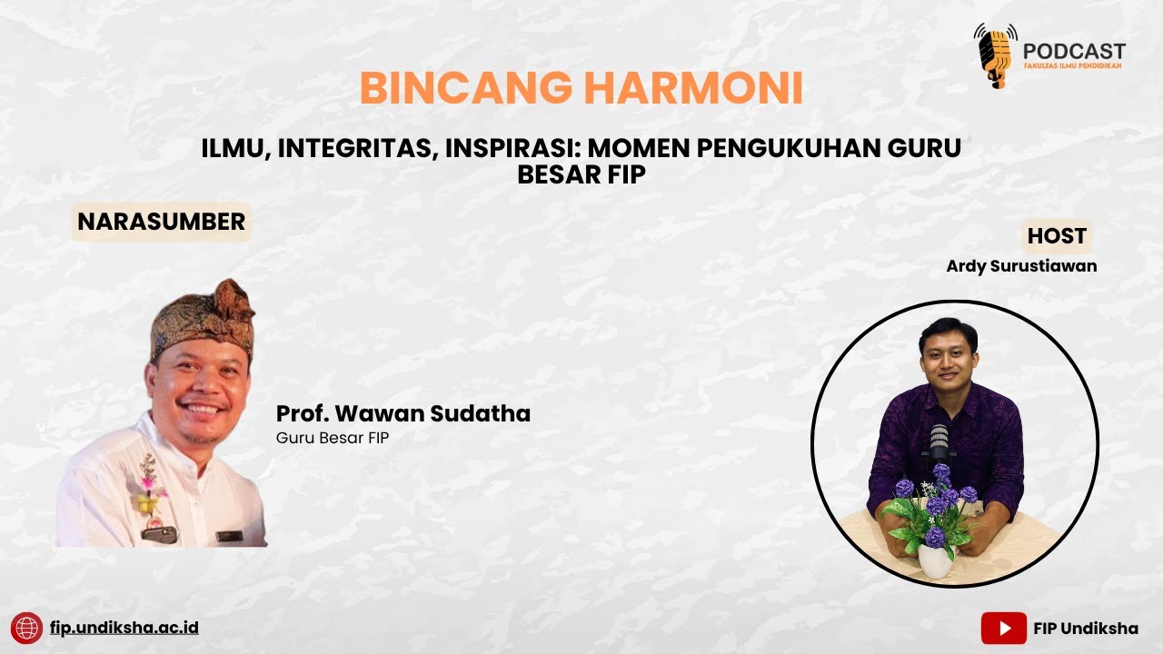 Ilmu, Integritas, Inspirasi: Momen Pengukuhan Guru Besar FIP