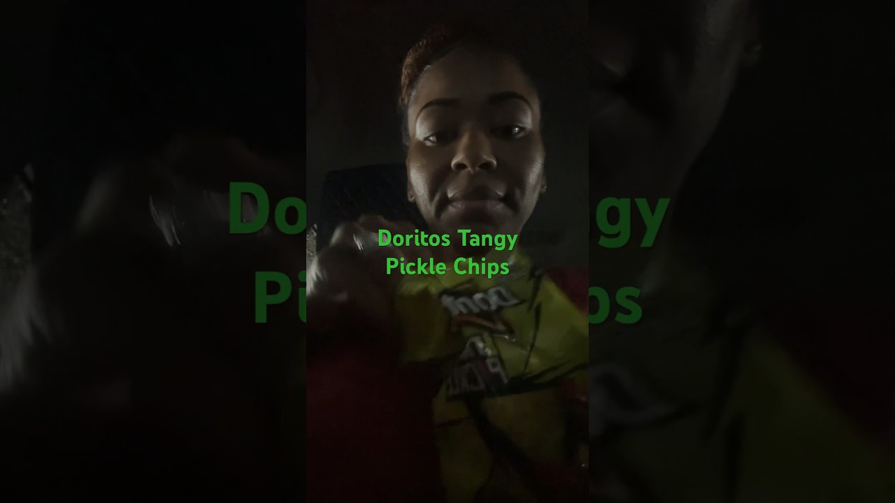 Ultimate Snack: Doritos Tangy Pickle Chips #snackreview