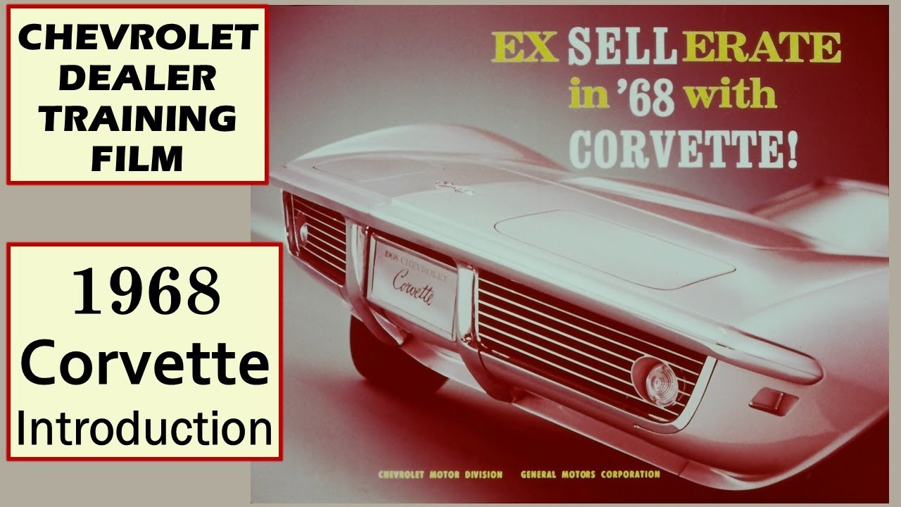 1968 Corvette Introduction - Chevrolet Dealer Training Film - Includes 327 & 427