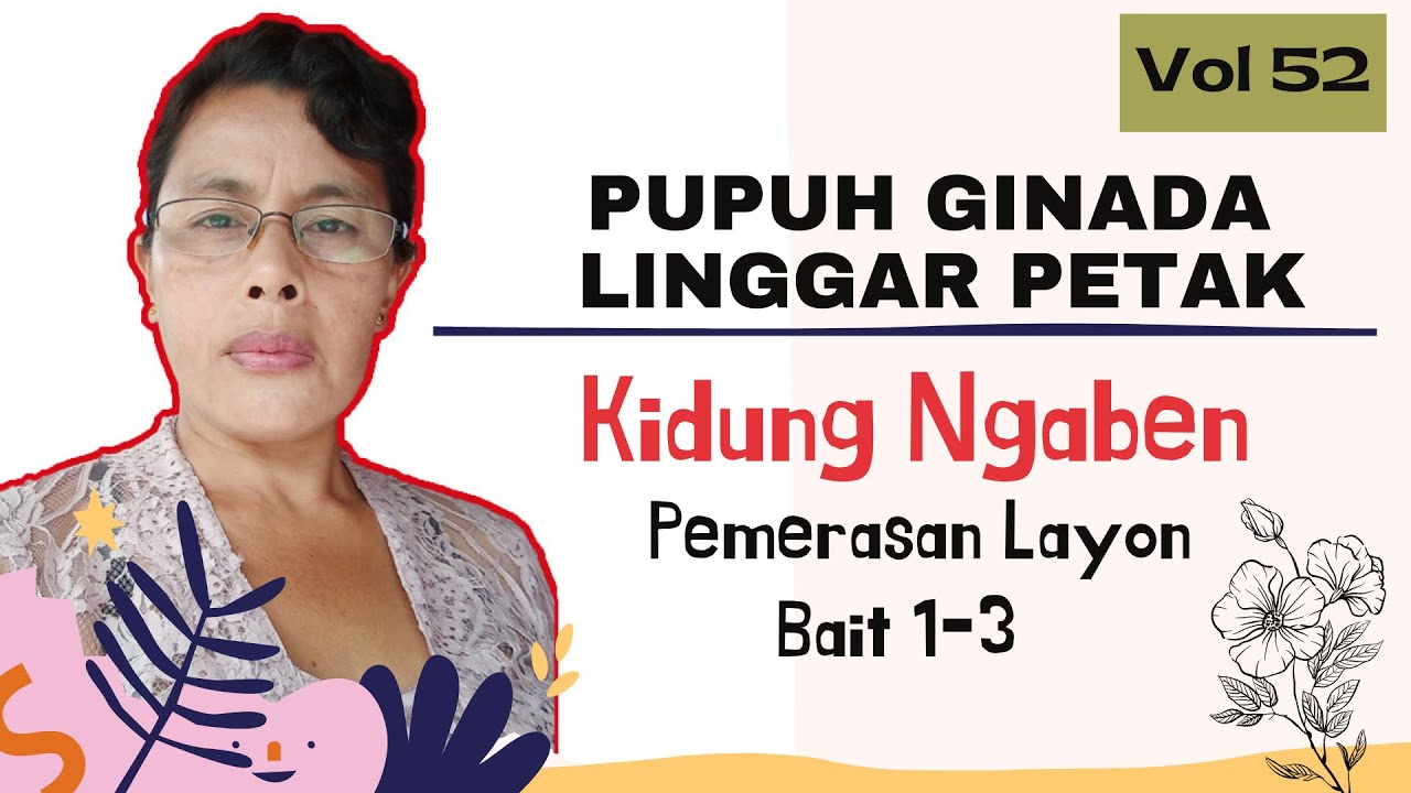 Kidung Pitra Yadnya - Pemerasan Layon [Buk Arini] Kidung Bali Vol 52