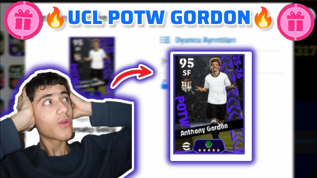 Şampiyonlar Ligi POTW 101 Gordon denedim inanılmaz 🔥🔥 4 gol 