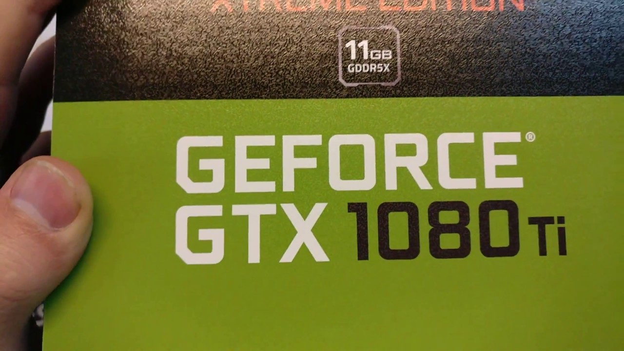 AORUS GTX 1080TI Waterforce Unboxing