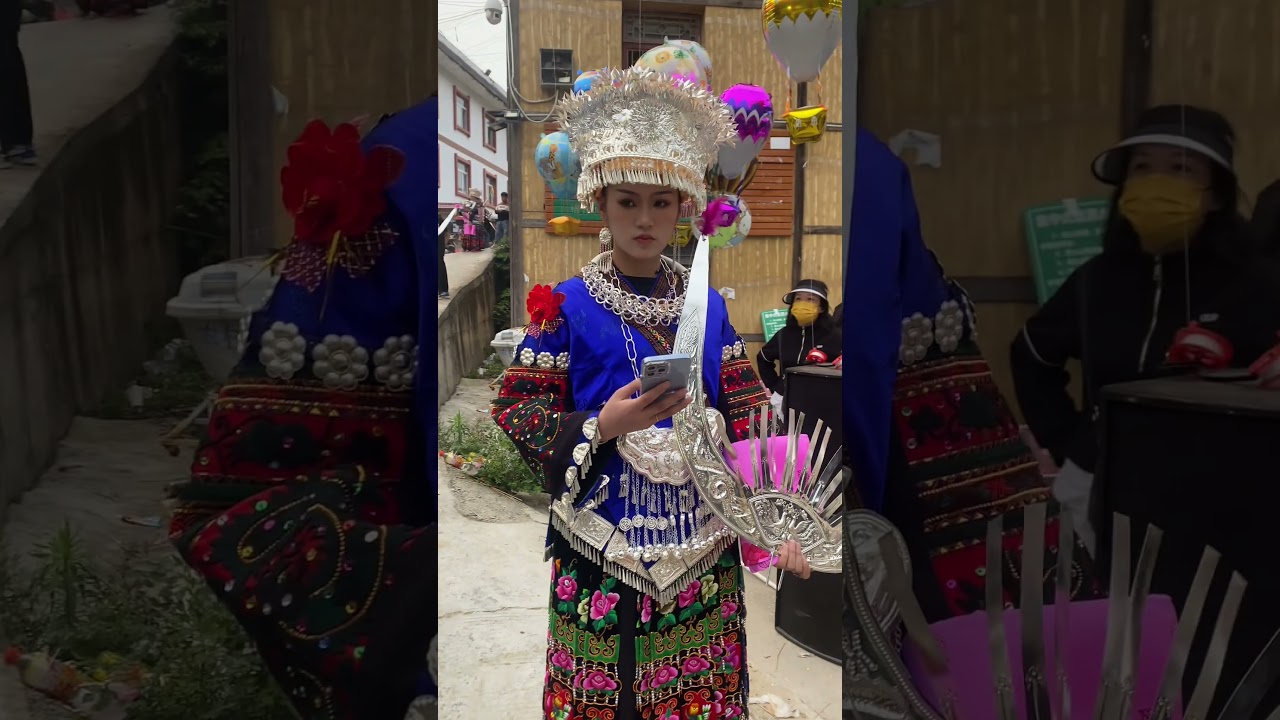 Are our Miao girls pretty? #traditional #dance