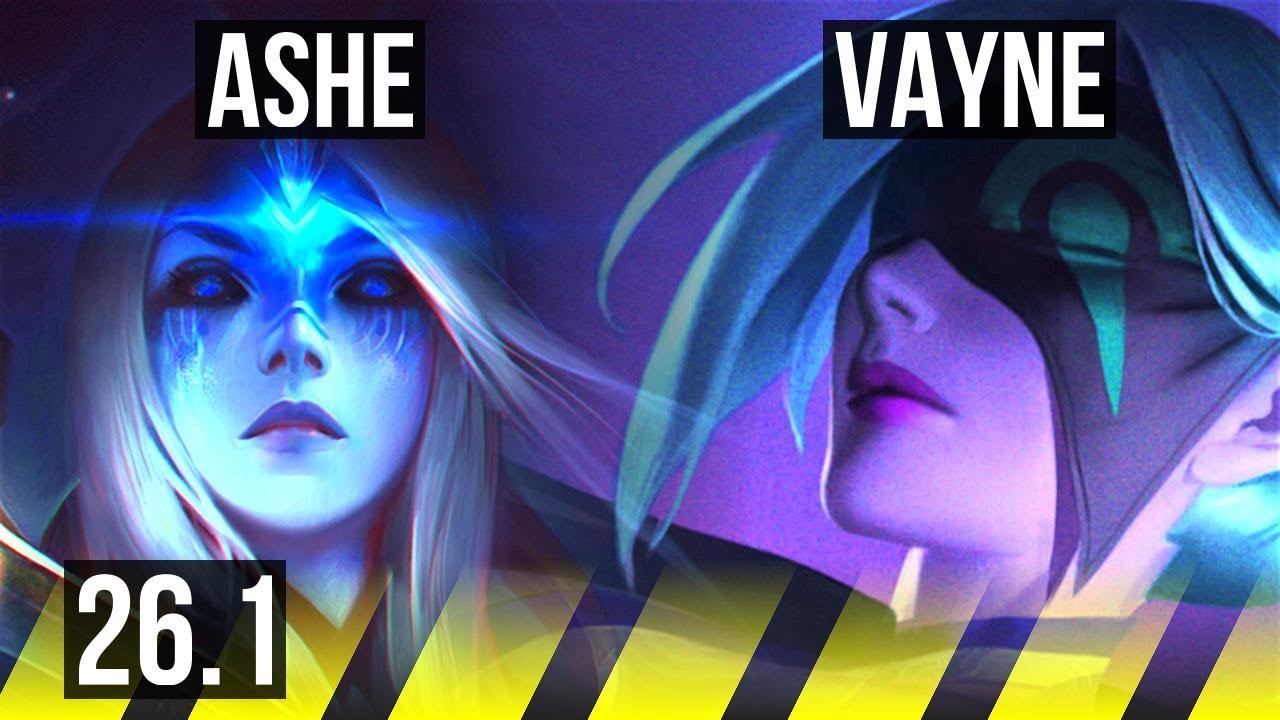 ASHE & Alistar vs VAYNE & Morgana (ADC) | EUW Diamond | 26.1