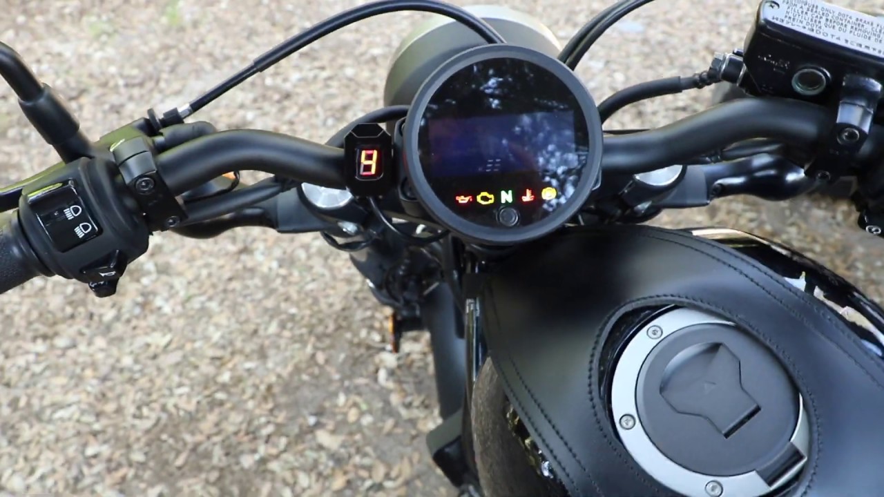 tuto installation Indicateur de rapport engagé Honda 500 CMX Rebel