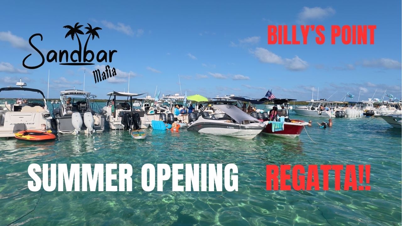 Summer's opening Regatta!! First time at Billy's Point! 🚤 Sandbar Mafia,