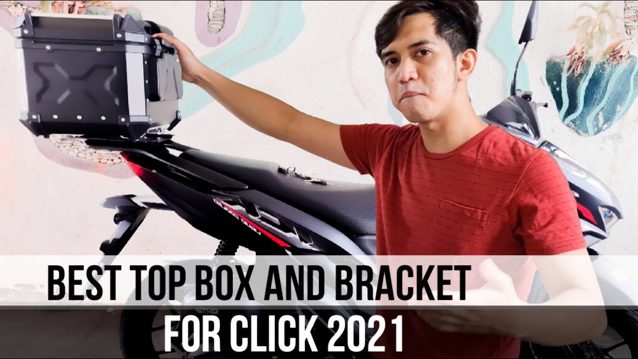 HONDA CLICK 125 2021 MODEL | BEST BRACKET AND TOP BOX REVIEW | DUHAN TOP BOX | SEC BRACKET