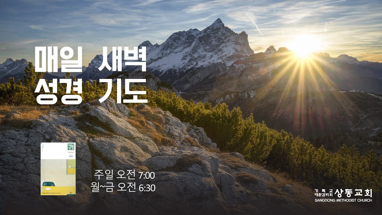 2026/1/19 상동교회 매일성경 새벽기도 _ 실패 너머로 빛나는 믿음 (창세기 13:1-18)  최기윤 목사
