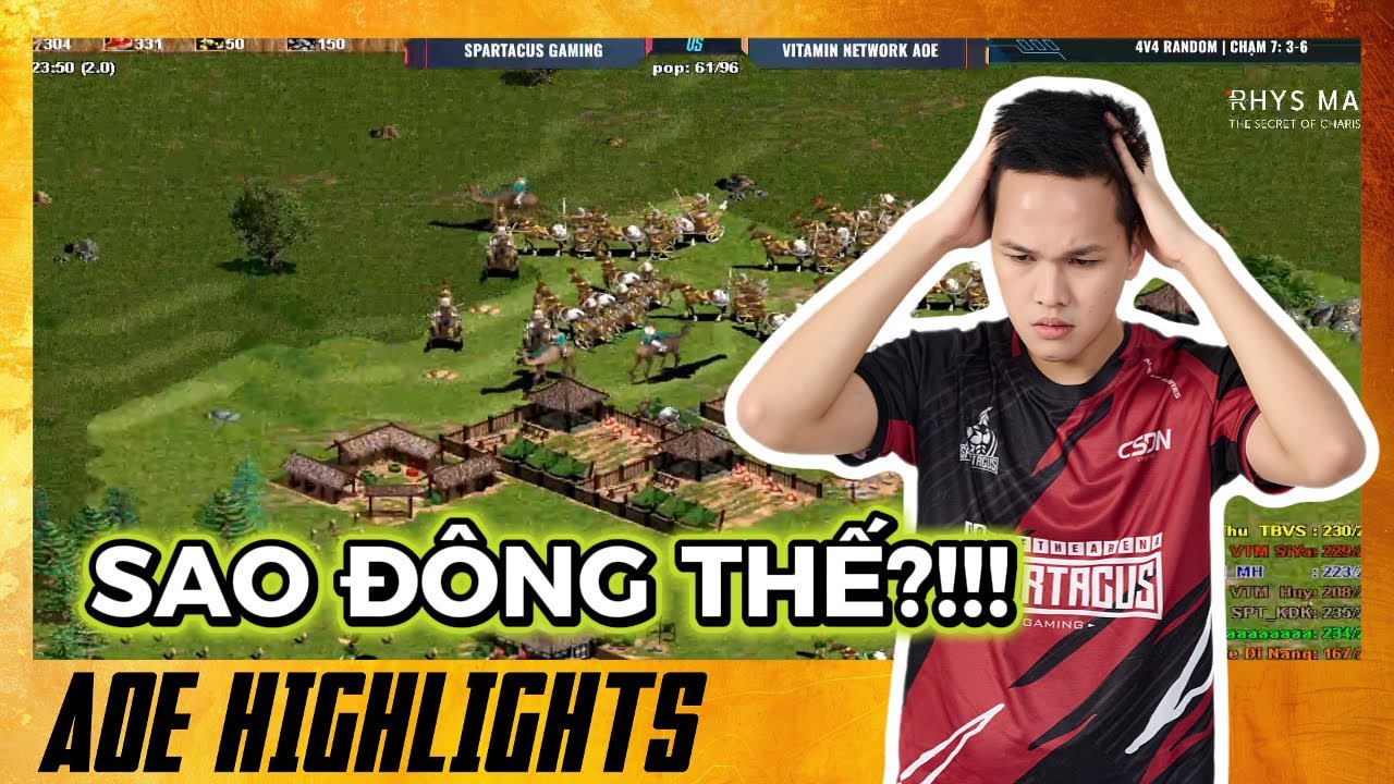 SHANG KIỂU GÌ MÀ KHỔ THẾ NÀY??? LẠC ĐÀ ĐÔNG NHƯ GIÒI | AoE Highlights #aoe