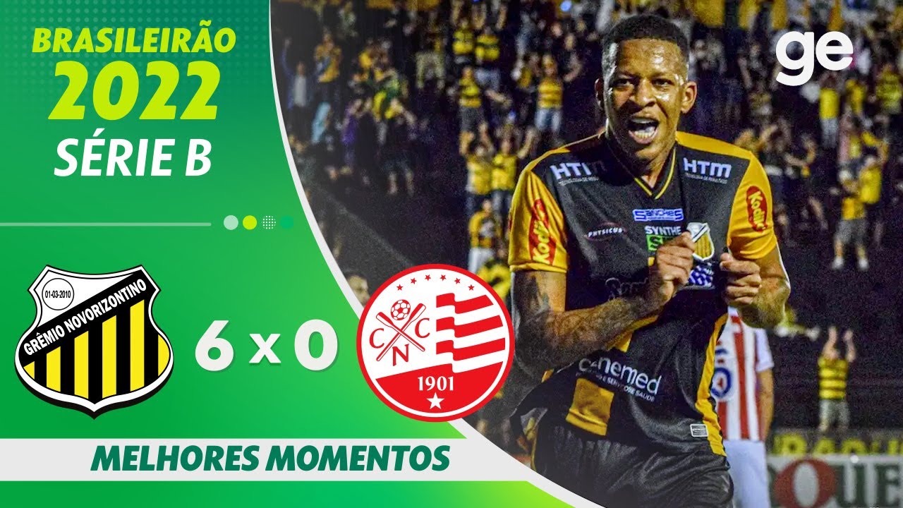 NOVORIZONTINO 6 X 0 NÁUTICO | MELHORES MOMENTOS | 35ª RODADA BRASILEIRÃO SÉRIE B 2022 | ge.globo