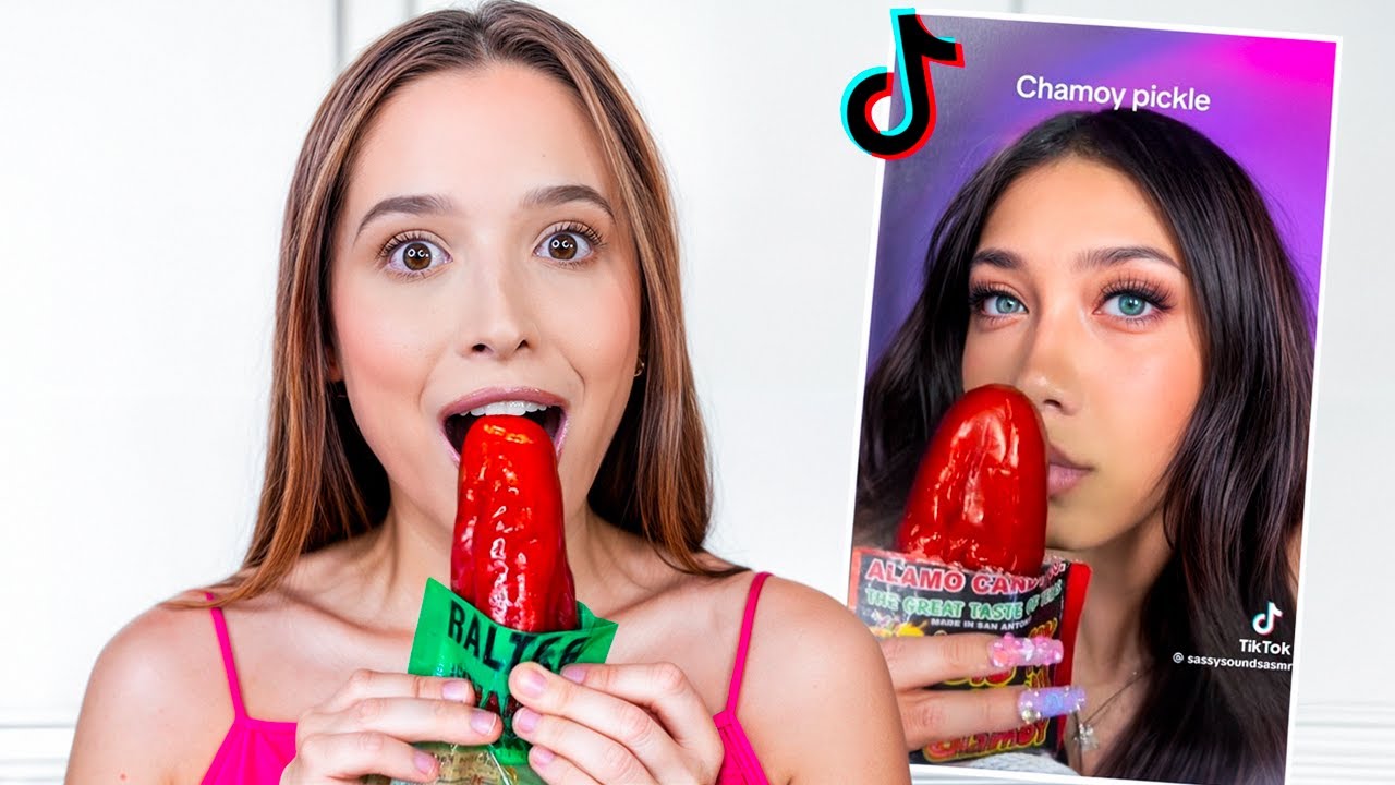 Probando los dulces MAS VIRALES de Tiktok | Laura Mejia