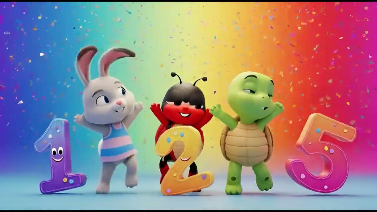 Counting 1–10 Song 🌈 Toddler Learning Fun