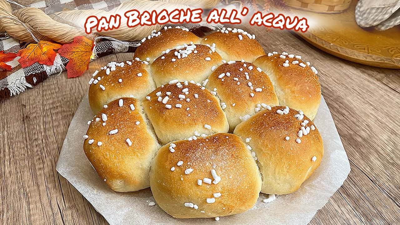 Pan Brioche all’acqua, senza uova né burro |ricetta vegan