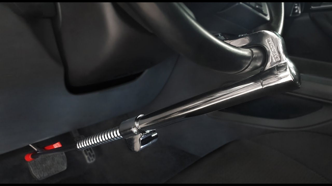KRASER KR837 Bloqueo Volante Coches Camiones Furgonetas Barra Antirrobo Pedal  Seguridad Universal