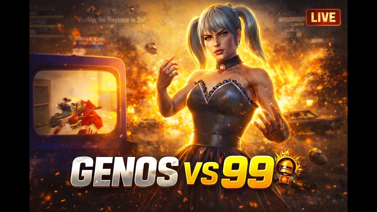 Can I Survive 99 Enemies? 😈 | GENOS VS 99 | PUBG MOBILE LIVE | TAMIL
