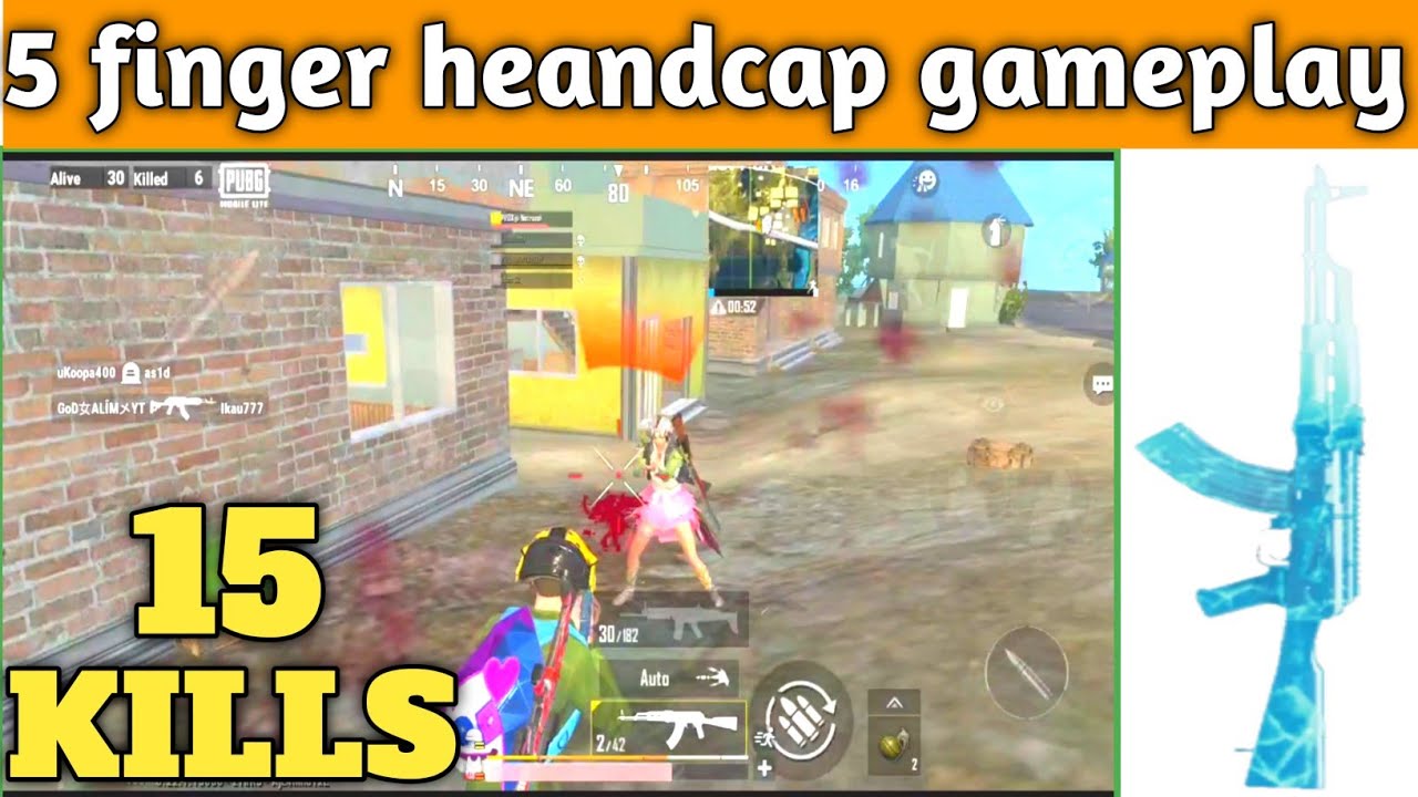 pubg rap song😂pubg mobile lite 5 finger heandcap gameplay😈solo vs duo montage video❤ pubg lite video