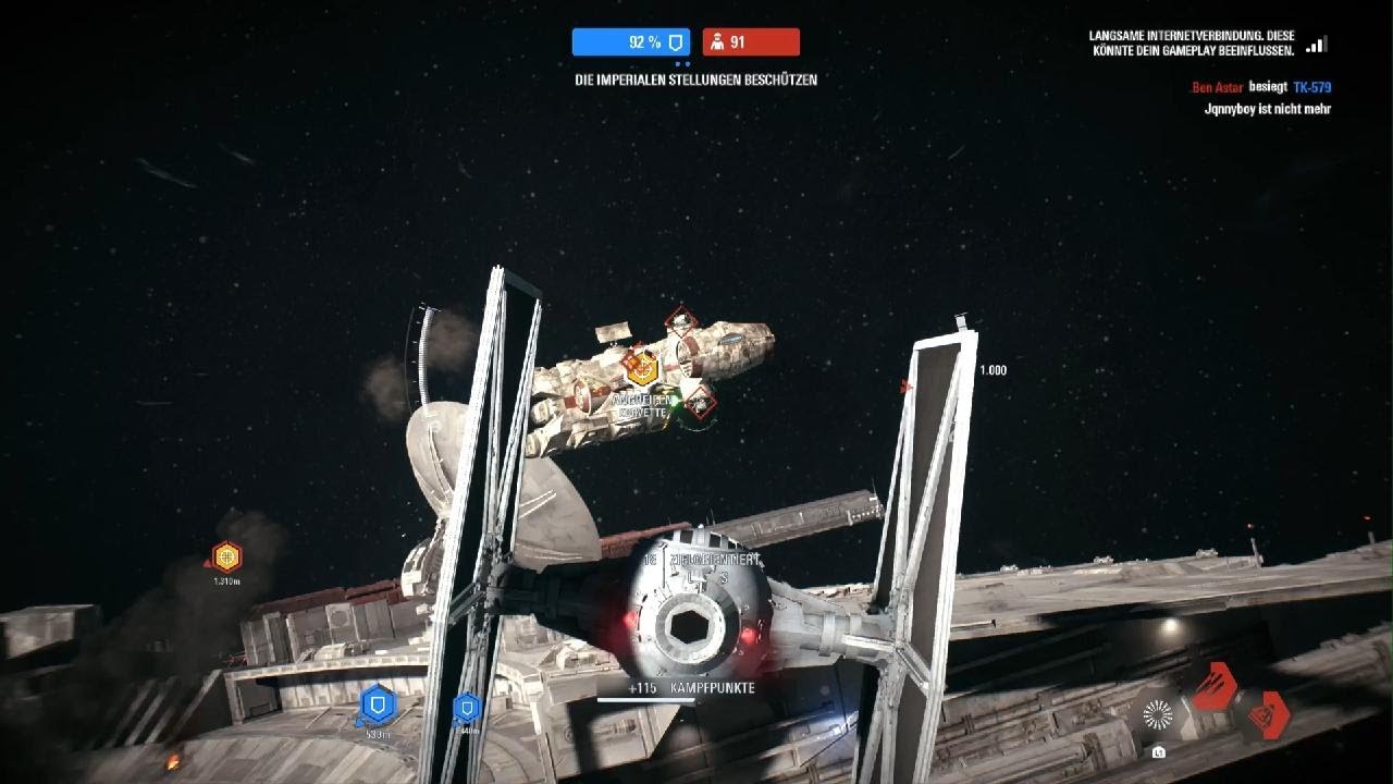 STAR WARS Battlefront 2: Starfighter Assault (Gameplay No Comment)