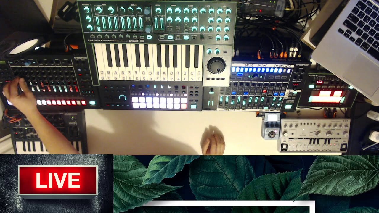 Roland MX1 - TR8s, MC-707, TD3, TB3, MicroBrute, first connected