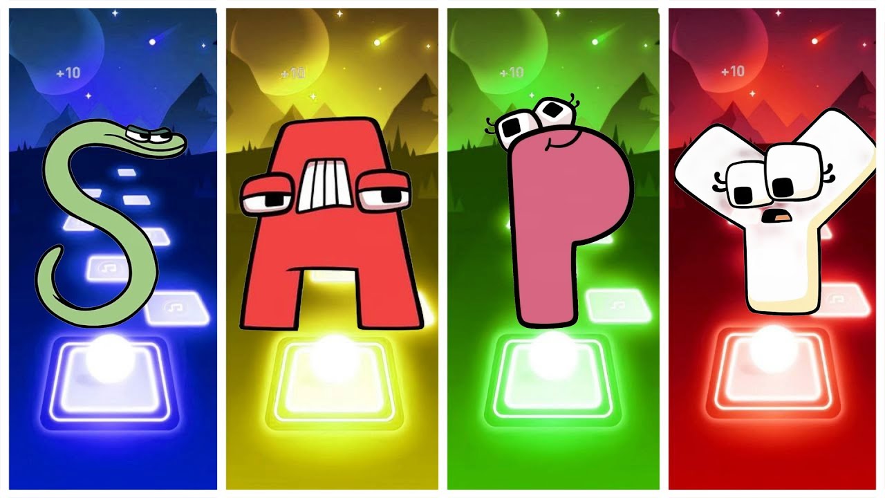 ALPHABET LORE S 🔵 🆚 A 🟡 🆚 P 🟢 🆚 Y 🔴 - ALPHABET LORE
