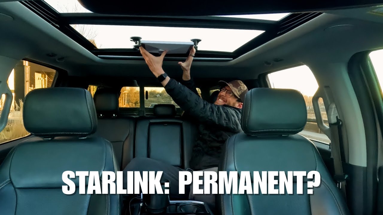 I Mounted Starlink Mini Inside My Truck’s Moonroof