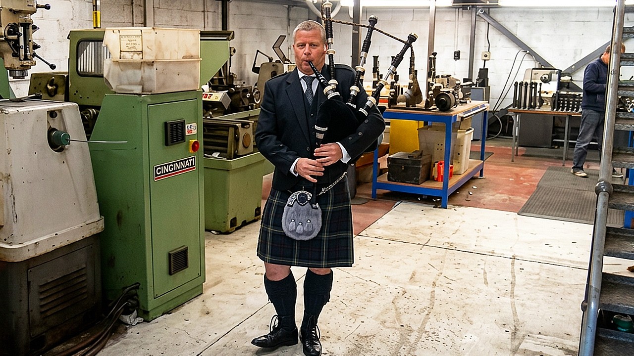 Behind the scenes at Wallace Bagpipes