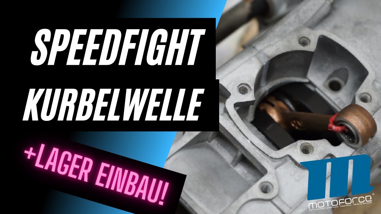 Peugeot Speedfight 2 KURBELWELLE + LAGER einbauen!
