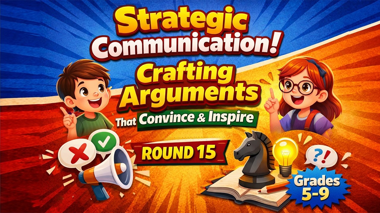 Strategic Communication Crafting Arguments that Convince and Inspire Round 15 (Grade 5 - 9)