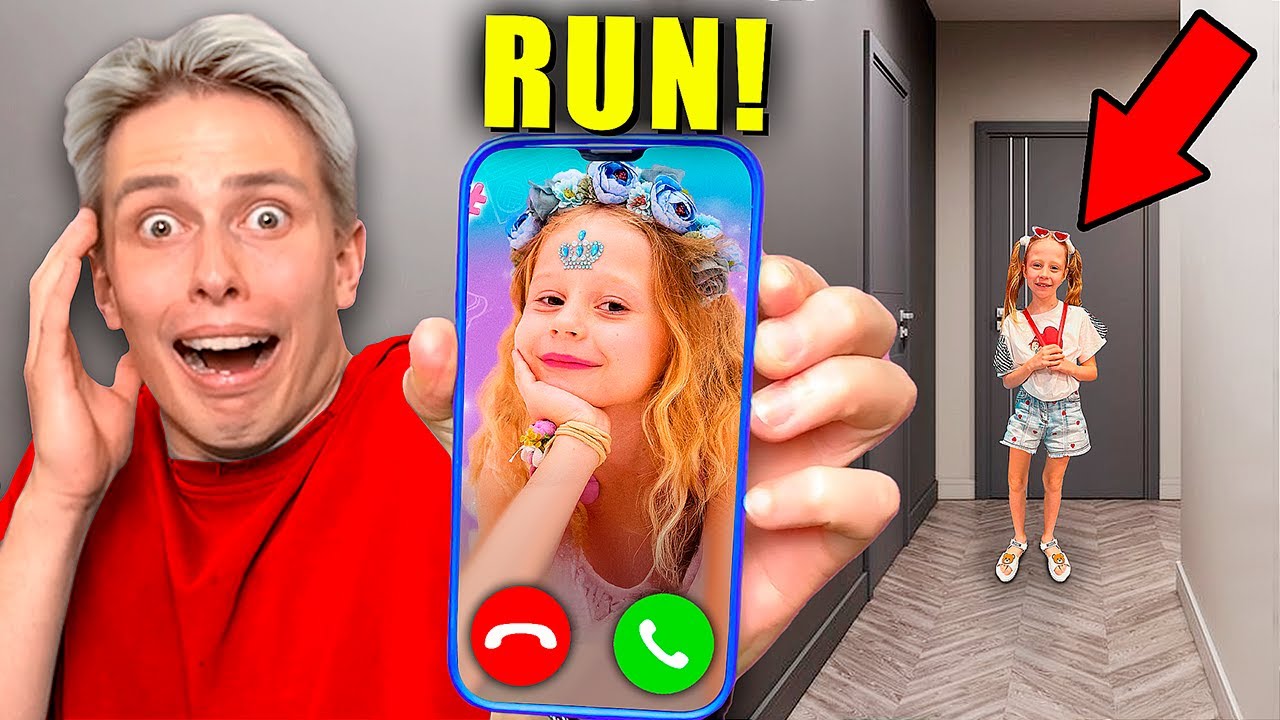Я НОЧУЮ в ДОМЕ Like Nastya **она нас спалила**