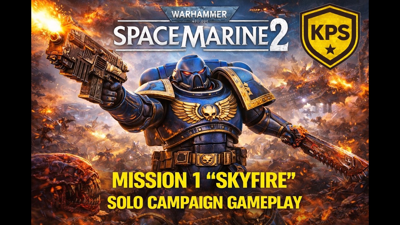 Warhammer 40K Space Marine 2 Mission 1 
