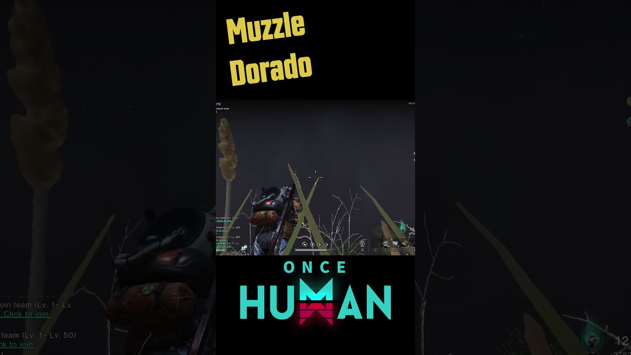 Muzzle Dorado #oncehuman #netease