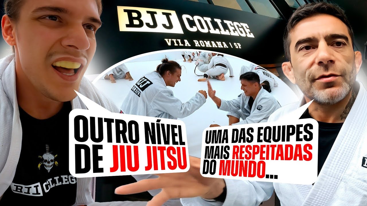 TREINO DE JIU JITSU BJJ COLLEGE VILA ROMANA