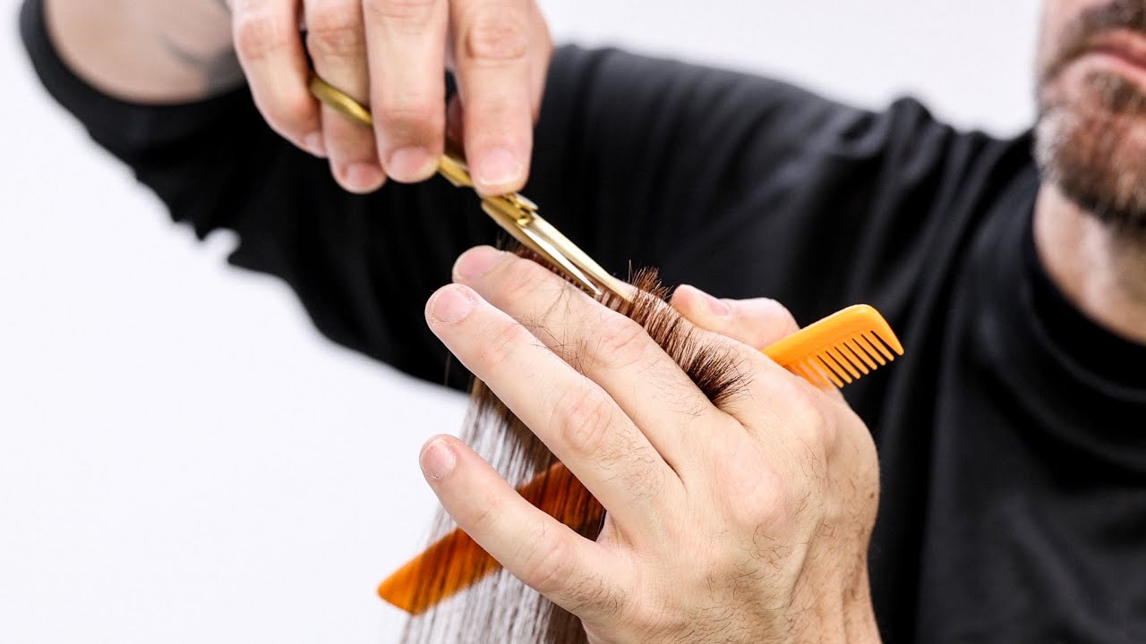 Round Layer Haircut Tutorial With Face Frame - Perfect Cut For Any Client