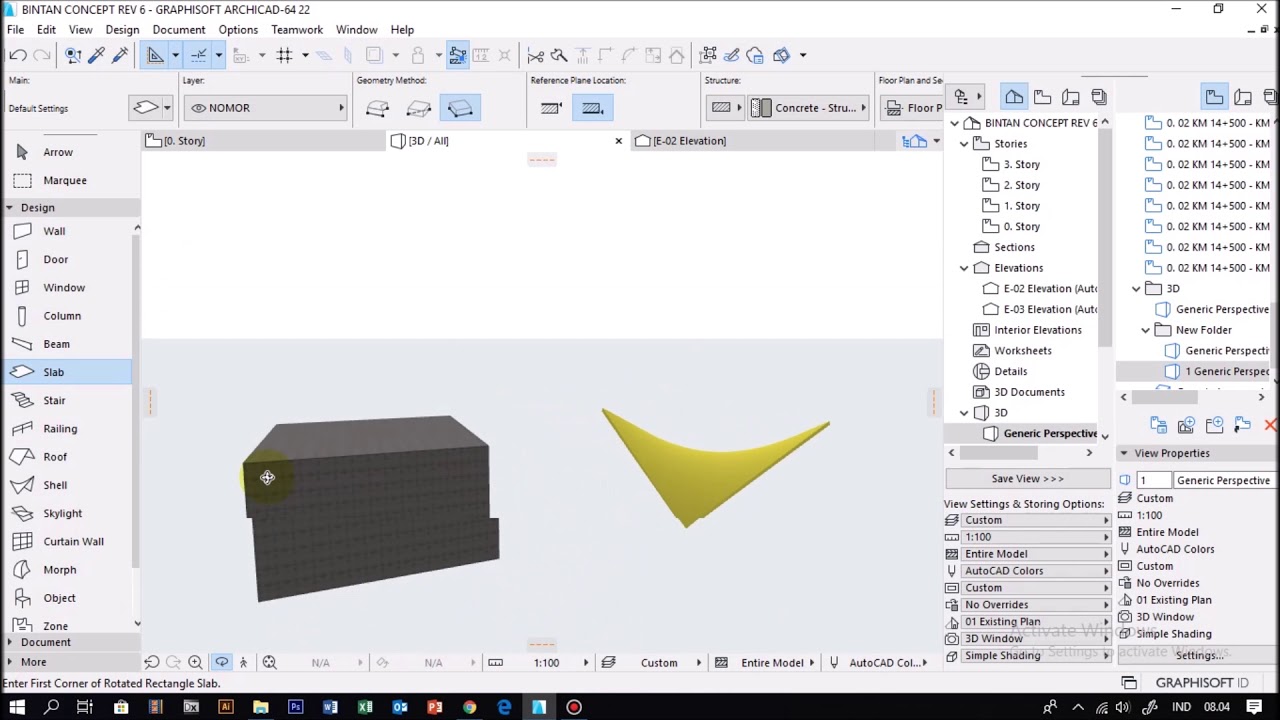 Tutorial ARCHICAD 22 Dua Alternative Setting Shell