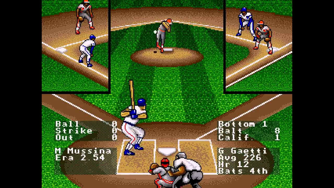 RBI Baseball 93 ... (Sega Genesis) Gameplay